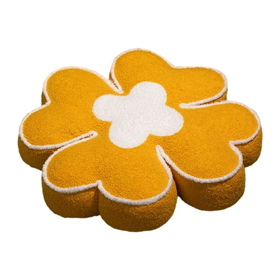 JoyMoreHome Clover Shaped Pillow, Floor Cushion Cute Seat Cushions Classroom Dorm Decorative Fun Throw Pillow for Bed, Couch