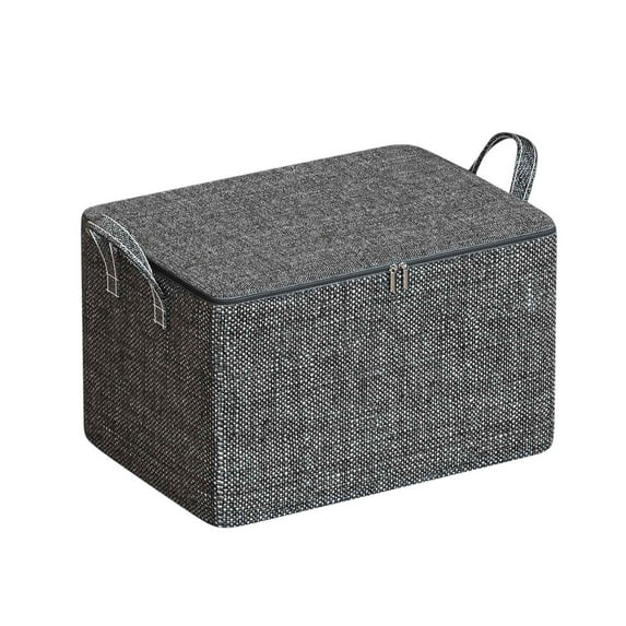 JoyMoreHome Comforter Storage Bag with Zipper,Closet Organizer for Clothes/Blankets/Quilts/Pillows,Fabric Storage Bags with Portable Handles