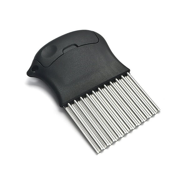 JoyMoreHome Crinkle Cutter Knife, Potatoes Crinkle Fry Cut and Vegetable Cutter for Veggies, Stainless Steel Carrot Slicer