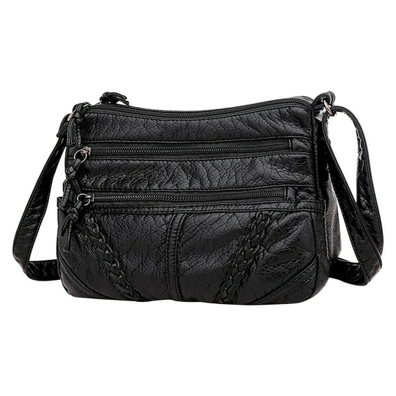 JoyMoreHome Crossbody Bags For Women Soft PU Leather Purses and Handbags Multi Pocket Shoulder Bag