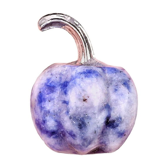 JoyMoreHome Crystal Mini Pumpkin Figurines, Fall Holiday Decoration, Halloween Thanksgiving Pumpkin Fall Decorations for Home Desk Table Office