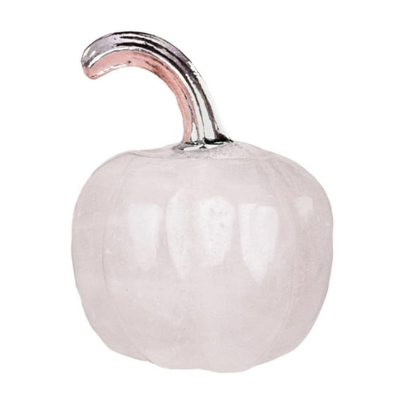 JoyMoreHome Crystal Mini Pumpkin Figurines, Fall Holiday Decoration, Halloween Thanksgiving Pumpkin Fall Decorations for Home Desk Table Office