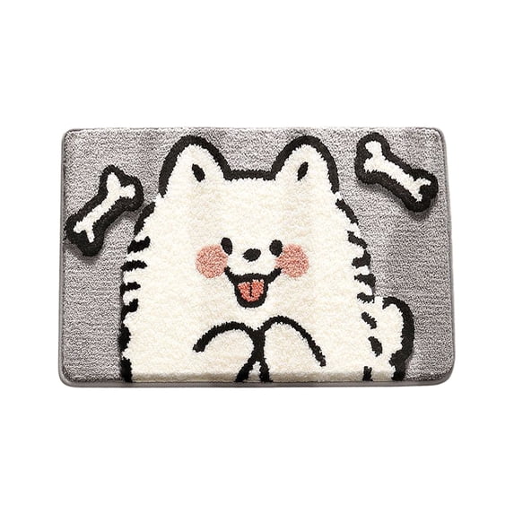 JoyMoreHome Cute Animal Pattern Floor Mat, Easy to Clean, Soft Durable Absorbent Mat for Bathroom, Indoor Outdoor Entrance, Patio, Porch