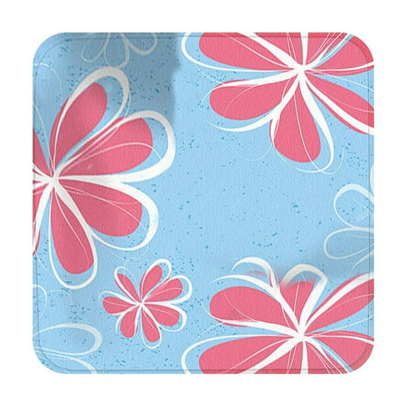 JoyMoreHome Decorative Cooling Mat for Chairs 15.7*15.7 Inch, Breathable Summer Seat Cushion for Home Bar Garden Classroom and Car, Comfortable Ice Silk Pad with Adorable