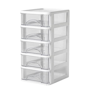 JoyMoreHome Plastic Drawer Storage, Drawer Storage Unit, Desktop and Countertop Storage Organizer System for Home, Office Bathroom or Dorm