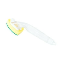 JoyMoreHome Dishwand Refill Sink Clean Sponge Brush with 1 Replacement Heads Non-Scratch Kitchen Dish Scrubber Pads