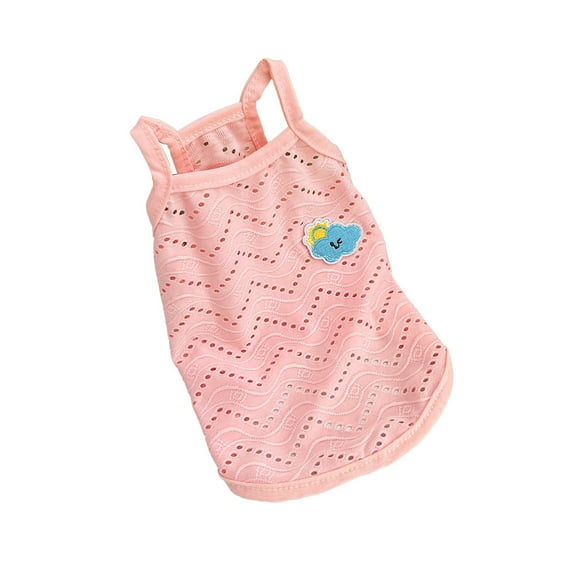 JoyMoreHome Dog Vest, Summer Lightweight Cartoon Pet T-Shirts, Soft Breathable Dogs Tee Shirt Sleeveless Vest Dog Apparel for Medium Small Dog