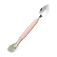 thumbnail image 1 of JoyMoreHome Double Head Food Scraper Spoon, Stainless steel on one side and silicone on the other, for Making Fruit Puree and Complementary Foods, 1 of 6