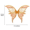 thumbnail image 1 of JoyMoreHome Fairy Wings for Halloween Party Cosplay, Shiny Transparent Elf Wings, Halloween Costume Accessory, 1 of 6