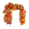 thumbnail image 1 of JoyMoreHome Fall Maple Leaves Garland, 68.9 Inch Artificial Fall Foliage Vine for Home Halloween Thanksgiving Decor & Fireplace Party, 1 of 6