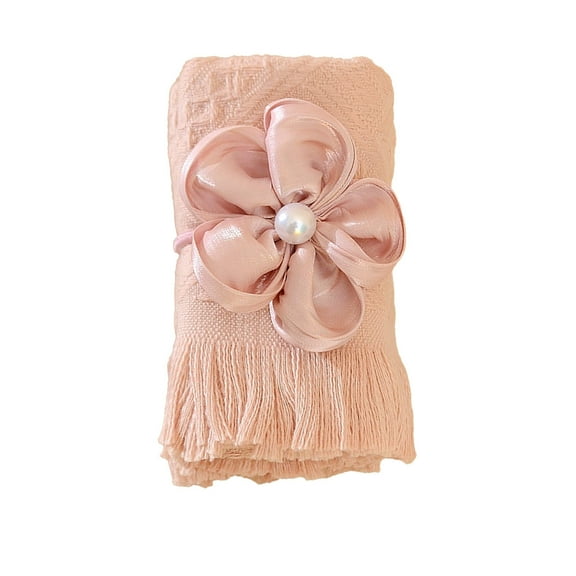 JoyMoreHome Floral Hand Towels for Bathroom 12.99 x 29.13'', Coquette Flower Bathroom Hand Towels Cotton Absorbent Decorative Bath Decor