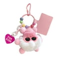 thumbnail image 1 of JoyMoreHome Fluffy Doll Keychain, Soft Fur Ball Puff for Stylish Fluff Ball Keychain, 1 of 7