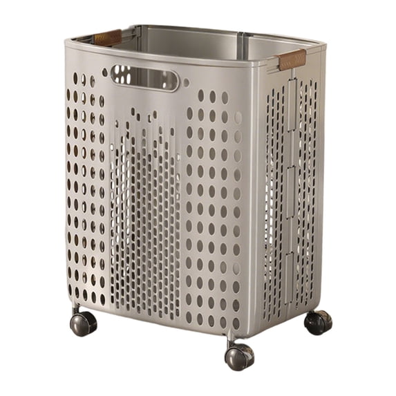 JoyMoreHome Foldable Laundry Baskets, Multi Functional Portable Dirty Clothes Hamper With Wheels and Handle, for Storage Clothes, Small Toys, Sundries