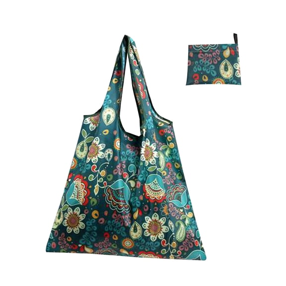 JoyMoreHome Foldable Tote Nylon Reusable Grocery Bags