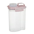 thumbnail image 1 of JoyMoreHome Food Storage Container, Plastic Kitchen Pantry Food Storage Container with Cup, Small Pet Dog Cat Food Container Dispenser, 1 of 8