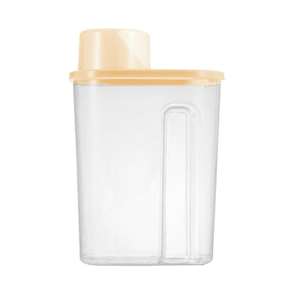 JoyMoreHome Food Storage Containers with Lids Airtight Grains Jar Cereal Keeper with Spout for Cereal Rice Oats