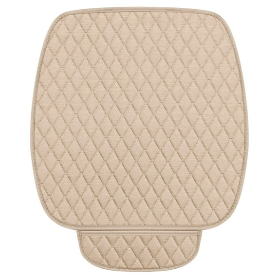 JoyMoreHome Front Car Seat Cover, Anti-Slip Bottom Front Seat Cover Protector with Storage Pocket, Breathable Driver Seat Protector Comfortable Front Cushion Pad for Most Vehicles