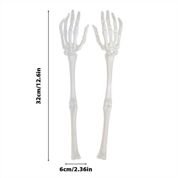 JoyMoreHome Halloween Skeleton Hands Outdoor Decorations, for Graveyard, Yard, Lawn Garden Halloween Party Skeleton Hands Décor- Frightening Scenes of Death & Despair