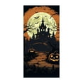 thumbnail image 1 of JoyMoreHome Halloween Theme Front Door Scary Cover, 35.4x71 Inch, Halloween Party Door Hanging Curtain, Festival Scene Layout Supplies, 1 of 5