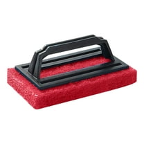 JoyMoreHome Hand-Held Pool Scrub Brush, Bathroom Scouring Pad, Non-Scratch Bathtub Scrubber with Handle, Cleaning Sponge for Shower Tile, Bathtube Sink Spas Tubs & Swimming Pool Step