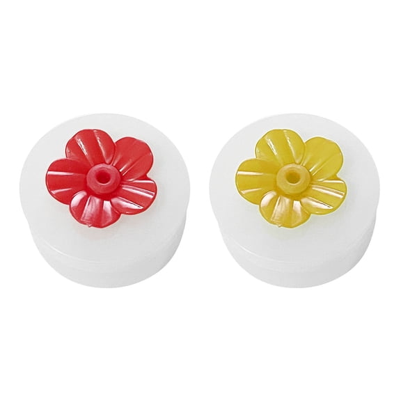 JoyMoreHome Handheld Small Hummingbird Feeders (Set of 2) - Window/Handheld or Tabletop Mini Hummingbird Feeders for Outdoors