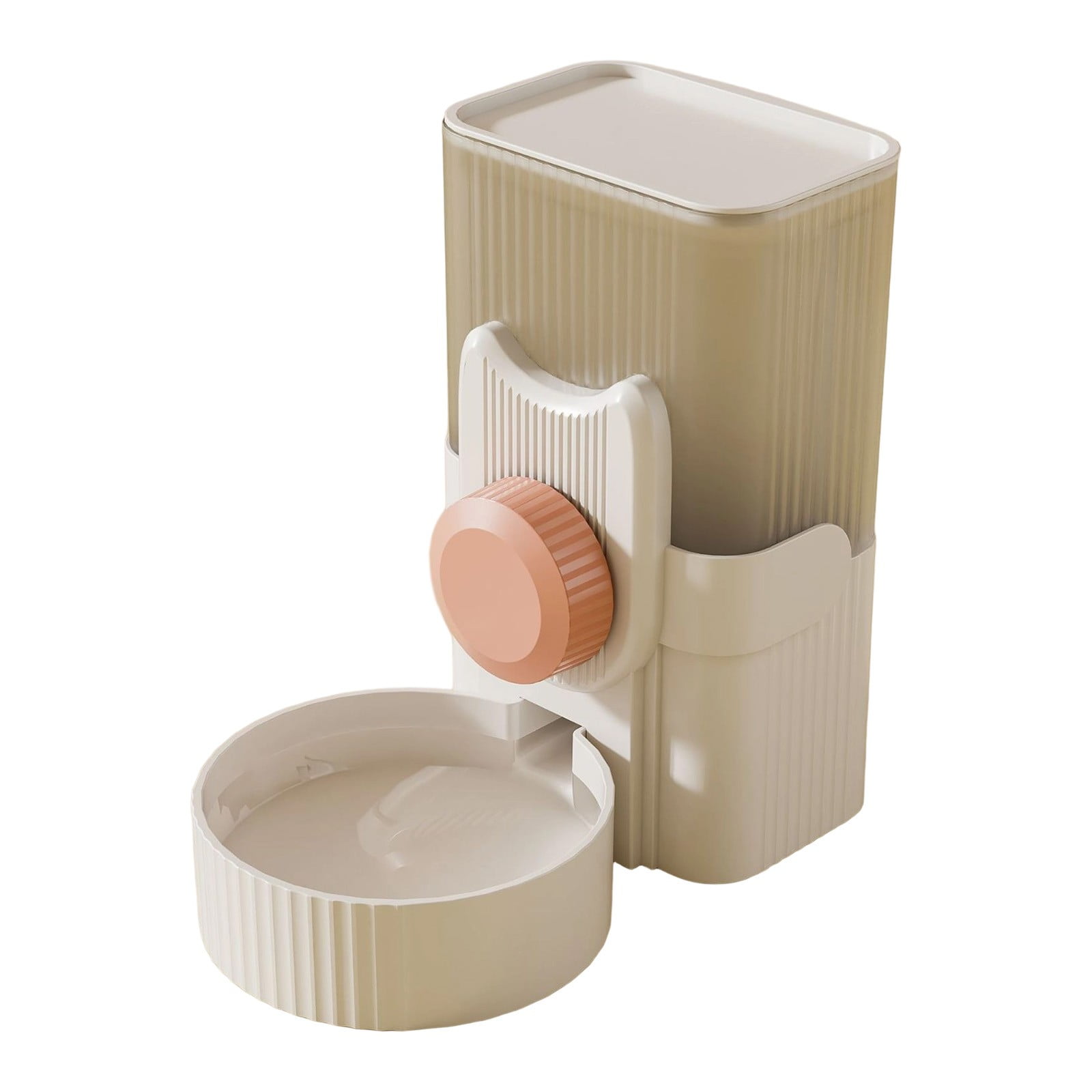 JoyMoreHome Hanging Small Animal Feeder with Lid, Automatic Pet Feeder ...