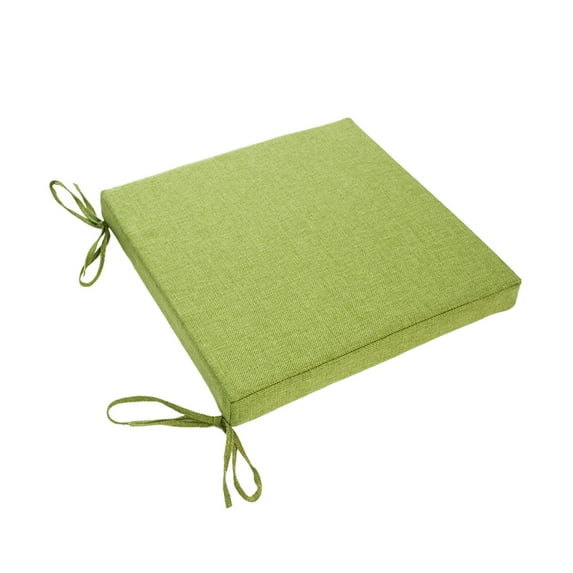 JoyMoreHome Indoor Outdoor Chair Cushions 15.75x15.75 Inch, Chair Pads Water Resistance Square Corner Outdoor Cushions, for Patio Furniture Patio Chair Cushions with 2Pcs Ties
