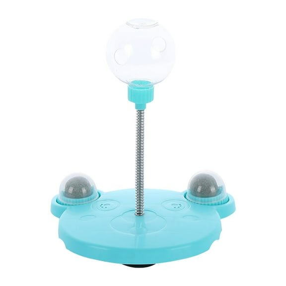 JoyMoreHome Interactive Kitten Toys with Catnip, Spring Pet Feeder Ball for Indoor Cats, Food Toy with Automatic Slow Feeder