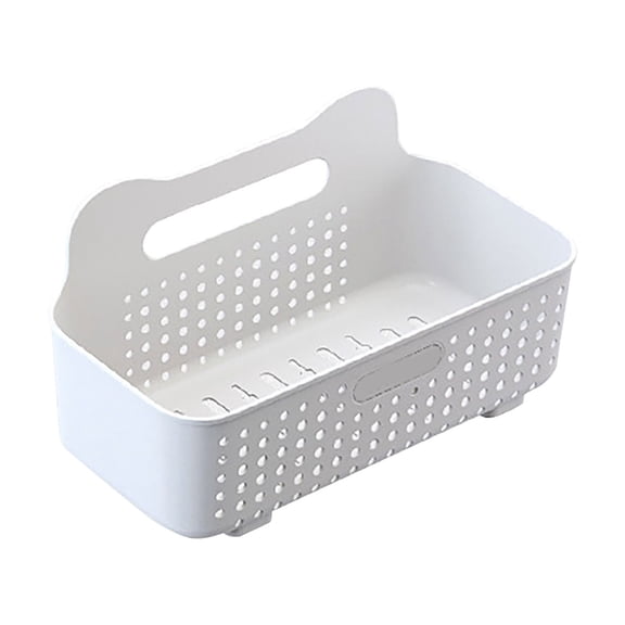 JoyMoreHome Kitchen Wall Hanging Storage Box,Self Adhesive Wall Mounted Storage Box,Wall/Wardrobe/Bathroom/Refrigerator Small Items Organizer Storage Box