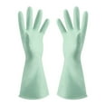 thumbnail image 1 of JoyMoreHome L Size Household Gloves with Cotton Liner & Non-slip Grip, Water Resistant Reusable Dish Washing Rubber Gloves for Kitchen & Bathroom Cleaning, 1 of 5