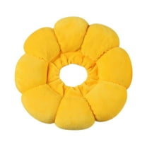 JoyMoreHome L Size Kitten Puppy Recovery Collar, Cute Sunflower Neck Cone After Surgery Adjustable Pet Collar, Wound Healing Protective Cone Surgery Recovery Collars for Small Pets