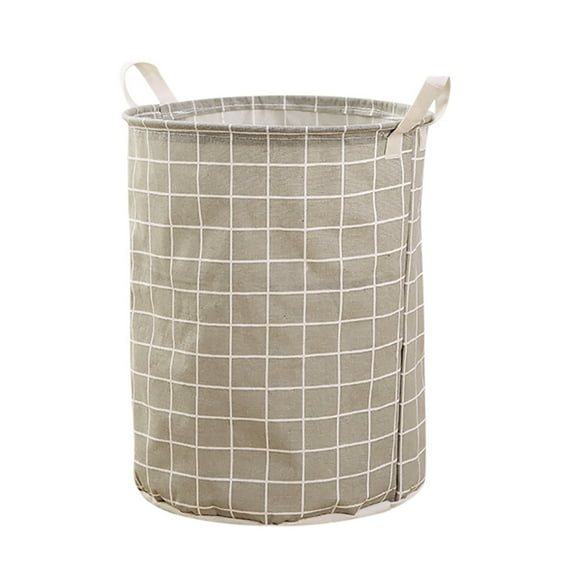 JoyMoreHome Laundry Basket Canvas Fabric Collapsible Organizer Basket for Storage Bin Toy Bins Gift Baskets