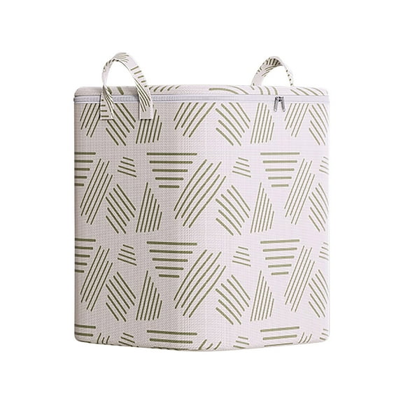 JoyMoreHome Laundry Basket Canvas Fabric Collapsible Organizer Basket with Lid for Storage Bin Toy Bins Gift Baskets Bedroom Clothes