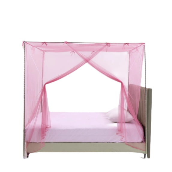 JoyMoreHome Mosquito Net Tent for Bed One Side Opening, Mesh Bed Canopy, Easy to Install or Removable