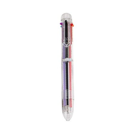 JoyMoreHome Multicolor Ballpoint Pens 0.7mm 6-in-1, 6 Colors Retractable Ballpoint Pens for Home Office Study