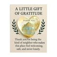 thumbnail image 1 of JoyMoreHome Neighbor Thank You Card, Heart Shape Gold Design, Thank You Gift Card, for Friends, Families and Neighbors, 1 of 8