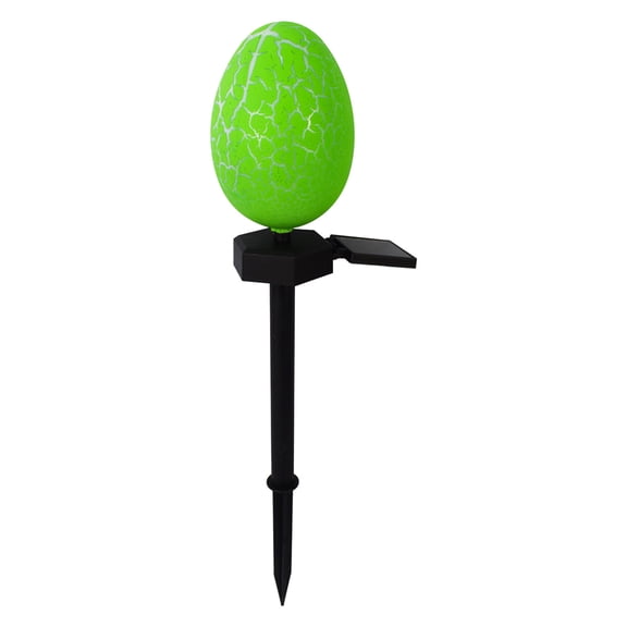 JoyMoreHome Outdoor Crack Easter Egg Light, Waterproof Solar Garden Stake Light, for Garden, Yard, Patio, Porch