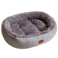 thumbnail image 1 of JoyMoreHome Oval Plush Pet Nest, Soft Warm Pet Bed with Non-Slip Bottom, Easy to Clean, for Small Medium Pet, 1 of 6