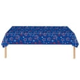 thumbnail image 1 of JoyMoreHome Patriotic Tablecloth - 4th of July Red White Blue Plastic Table Cloth, Disposable Rectangular Stars and Fireworks Table Cover for Independence Day, Memorial Day Party Decorations, 1 of 6