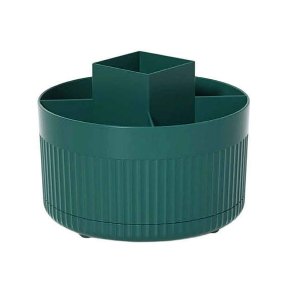 JoyMoreHome Pen Pencil Holder for Desk, 5 Slots 360° Degree Desk Decor Organizer Desktop Storage Pen Organizers Stationery Supplies Cute Pencil Cup Pot for Office Home Art Supply