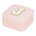 thumbnail image 1 of JoyMoreHome Personalized Initial Jewelry Box Jewelry Boxes for Travel - Ring Holder Earring Holder Jewelry Organizer Teen Gifts, 1 of 4