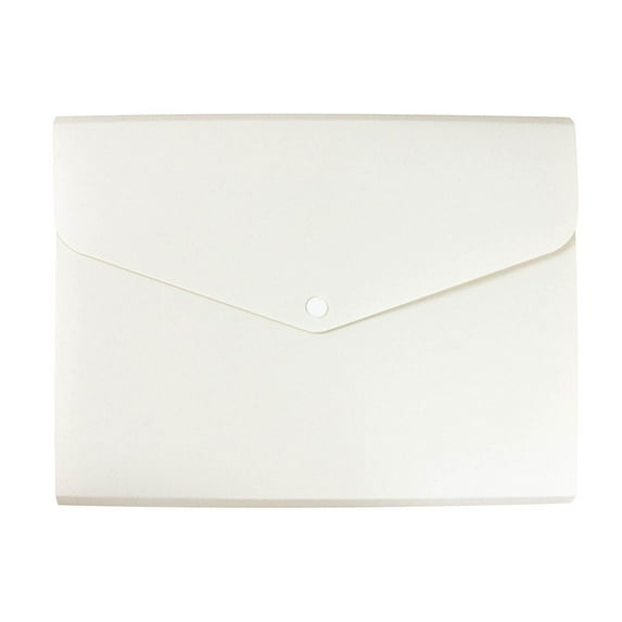 JoyMoreHome Plastic 2 Compartments File Folders with Snap Closure, A4 Filing Project Folder, File Pockets Document Letter Organizer