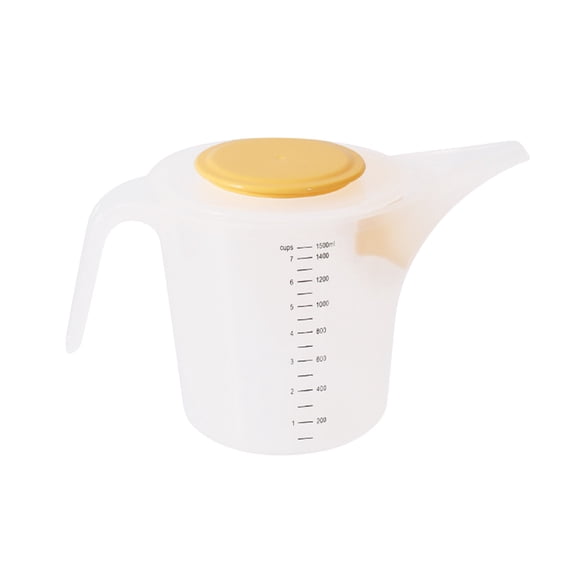 JoyMoreHome Plastic Funnel Pitcher,Measuring Cup with Long Spout,Large Capacity Easy Pour Cup,Perfect for Bakeware Mold,Oils,Watering Plants