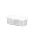 thumbnail image 1 of JoyMoreHome Plastic Storage Jars Canisters with 2 Compartments, 1 of 9