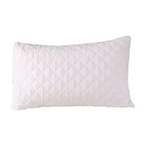 JoyMoreHome Quilted Pillow Covers 18.89x29.13 Inch Set of 2, Pillow Protector with Zipper, Soft Breathable Pillow Encasement