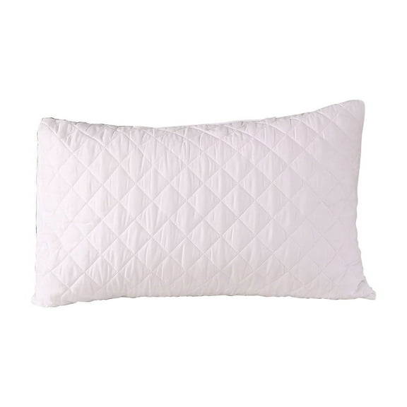 JoyMoreHome Quilted Pillow Covers 18.89x29.13 Inch Set of 2, Pillow Protector with Zipper, Soft Breathable Pillow Encasement