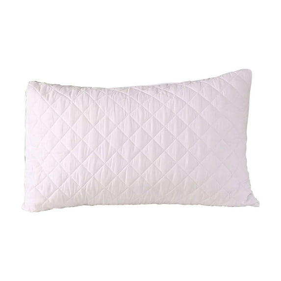 JoyMoreHome Quilted Pillow Covers 18.89x29.13 Inch Set of 2, Pillow Protector with Zipper, Soft Breathable Pillow Encasement