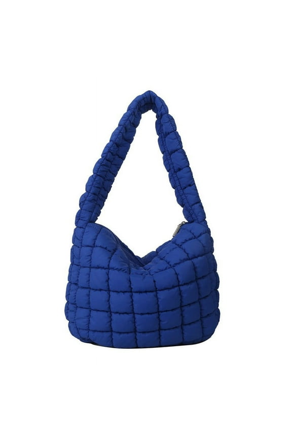 Quilted Tote Bag for Women Puffer Bag Lightweight Padding Shoulder Purse Satchel Handbag Cloud Bags with Zip
