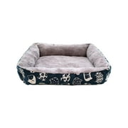 JoyMoreHome Rectangle Warm Pet Bed, Removable Soft Cozy Pet Bed with Non-Slip Bottom, for Puppy, Kitten deal from Walmart