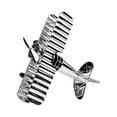 thumbnail image 1 of JoyMoreHome Retro Airplane Model, Metal Airplane Ornaments, 3D Glider Biplane for Office Bedroom Livingroom Desktop Decoration, 1 of 6